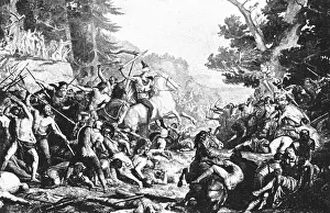 Teutoburg: Representation of the Battle of the Teutoburg Forest in