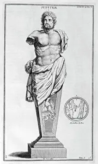 Jupiter: Representation of the god Jupiter as a statue