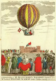 1784: Representation of Mr Blanchard's Balloon