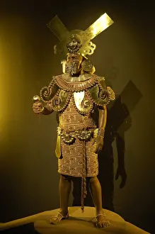 Mochica: Representation of the Old Lord of Sipan. Moche