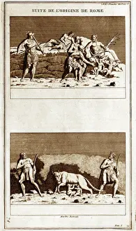 Remus: Representation of Romulus and Remus, the legendary
