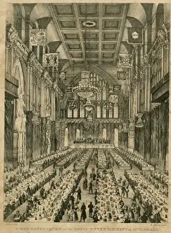 Guildhall: A Representation of the Royal Entertainment at Guildhall