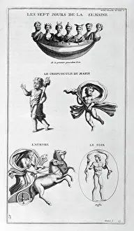 Supplement: Representation of the seven days of the week and