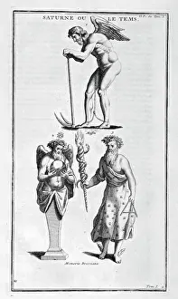Saturn: Representations of Saturn. Illustration from supplement