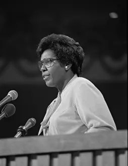 Keynote: Representative Barbara Jordan delivers the ?