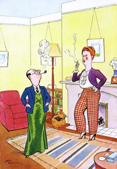 Angrily: Reprisal! by H M Bateman