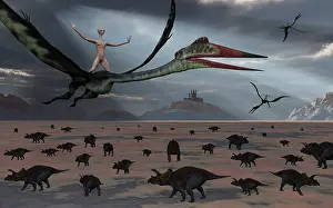 Extended: Reptoids ride on the backs of Quetzalcoatlus using telepathy