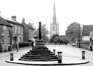 Repton: Repton, Church and Cross c1955