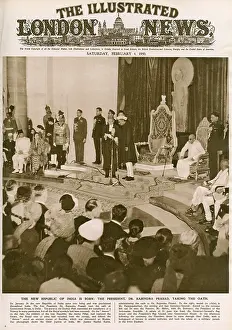 Prasad: Republic of India declared, 1950