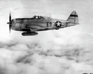 P47d: Republic P-47D (side view) aloft