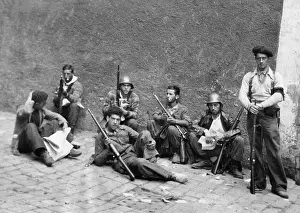 Weaponry: Republican fighters in Madrid, 1936