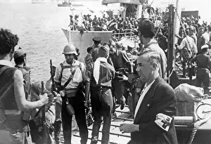 Removal: Republican fighters before their removal from Mallorca, 1936