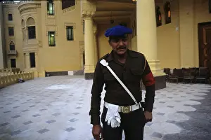 1987egypt: One of the Republican Guards at President ?