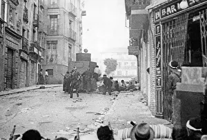 Shelling: Republican march in Toledo, 1936