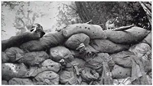 Parapet: Republican Troops in a fortified position, near San Sebastia