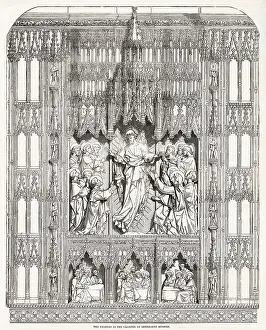 The Reredos in the Cloister of Sherborne Minster
