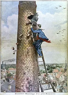 Lisieux: RESCUE OF CHIMNEY SWEEP