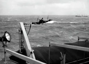 Gustloff: Rescue of the crew of the cargo steamer Pegaway by the