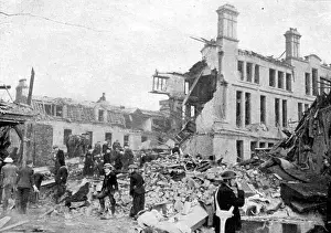 Survivors: Rescue workers on Merseyside, North West England