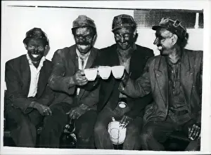 Fitton: Rescued miners, Hickleton Main Colliery, Yorkshire
