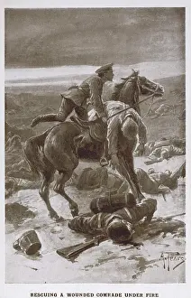 Valour: Rescuing a wounded comrade under fire - WWI