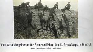 Apprenticeship: Reserve officers during training, 1913