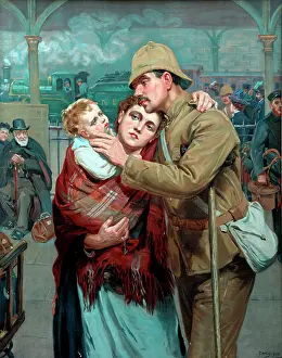 Khaki: The Reservist's Farewell by Ralph Hedley