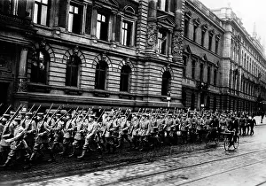 Kitted: Reservists in Hamburg, 1914