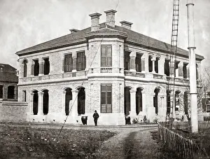 Consul: Residence of the British Consul, Shanghai, China, circa 1880
