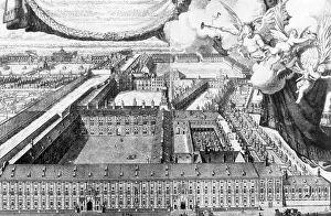 Hofgarten: Residence and Hofgarten in Munich around 1700