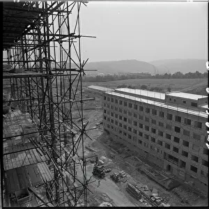 Ctk Photobank: Residential college under Palacky Hill, construction