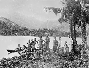 Samoa: Residents of the German colony of Samoa, 1907