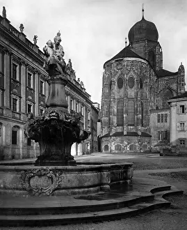 1803: Residenzplatz in Passau, around 1930