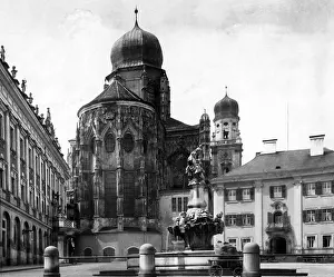 Passau: Residenzplatz in Passau, around 1935