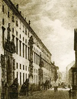 Residenzstrasse: Residenzstrasse in Munich, 1810