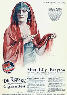 Brayton: De Reske cigarettes advertisement, Lily Brayton
