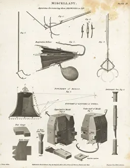 Respiration: Respiration bellows and foundry mould