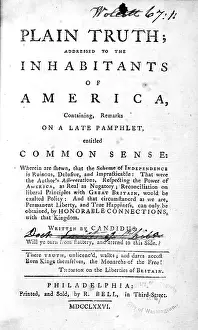 Candidus: A response to Thomas Paine's Common Sense. ?