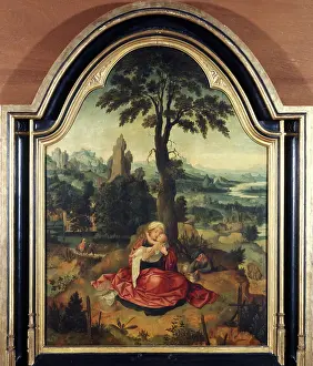 1524: Rest during the flight in Egypt