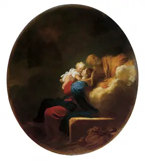 1760: The Rest on the Flight to Egypt, by Fragonard