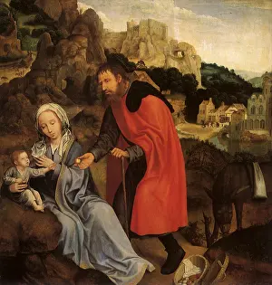 Quentin: The Rest on the Flight to Egypt, by Quentin Massys