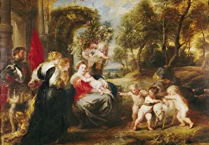 Familiy: Rest on the Flight into Egypt, by Rubens