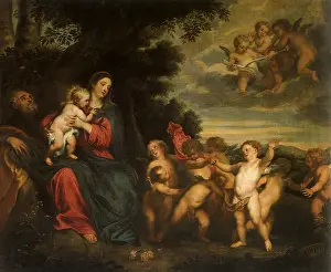 Cupids: The Rest on the Flight into Egypt, by Van Dyck