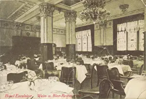 Tanzpalast: The restaurant at the Hotel Excelsior, Berlin, 1920s