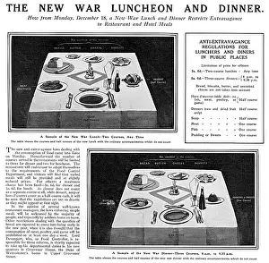 Extravagance: Restaurant restrictions during WW1