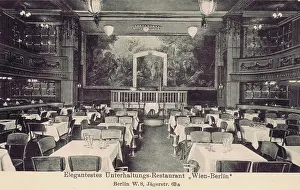Jägerstraße: The restaurant in the Wein-Berlin, Berlin, 1920s