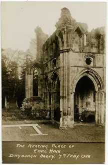 Dryburgh: The resting place of Earl Haig at Dryburgh Abbey