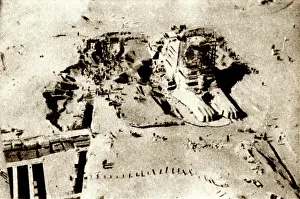 Terry Parker: Restoration of the Sphinx, Egypt, aerial view