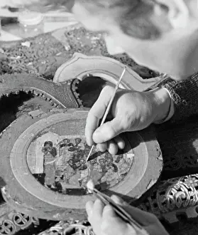 Xviith: Restorer-artist L. Dunaev