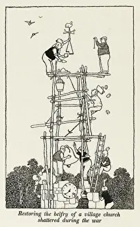 Restoring: Restoring belfry - W H Robinson